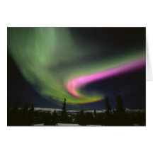 USA, Alaska, Chena Hot Springs. Aurora 2 Card