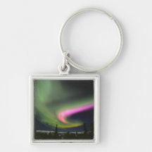 USA, Alaska, Chena Hot Springs. Aurora 2 Key Chains