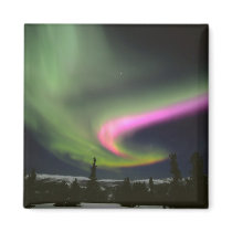 USA, Alaska, Chena Hot Springs. Aurora 2 Fridge Magnets