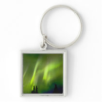 USA, Alaska, Chena Hot Springs. Aurora 3 Keychain