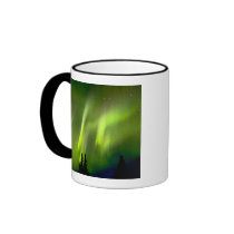 USA, Alaska, Chena Hot Springs. Aurora 3 Coffee Mug
