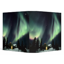 USA, Alaska, Chena Hot Springs. Aurora Binders