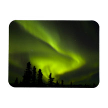 USA, Alaska, Chena Hot Springs. Aurora Borealis 2 Vinyl Magnet