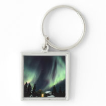 USA, Alaska, Chena Hot Springs. Aurora Key Chain