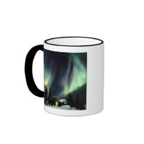 USA, Alaska, Chena Hot Springs. Aurora Coffee Mugs