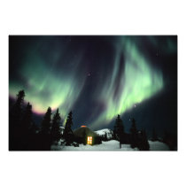 USA, Alaska, Chena Hot Springs. Aurora