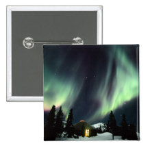 USA, Alaska, Chena Hot Springs. Aurora Pins