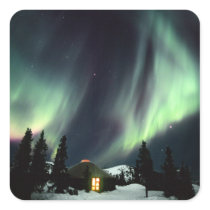 USA, Alaska, Chena Hot Springs. Aurora Stickers