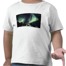 USA, Alaska, Chena Hot Springs. Aurora Tee Shirts