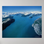 USA,Alaska,Glacier Bay National Park,aerial view Posters