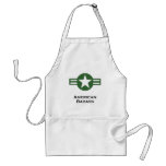 USA American Badass Green Apron