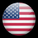 USA American Flag Button Round Magnet magnets
