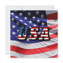 USA - American Flag Announcement