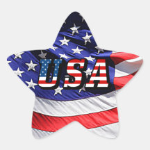 USA - American Flag Stickers