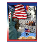 USA American Symbols Post Card