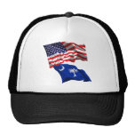 USA and South Carolina Flag hats