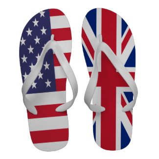 USA And UK Flip Flops