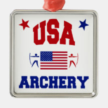 USA Archery Christmas Ornaments