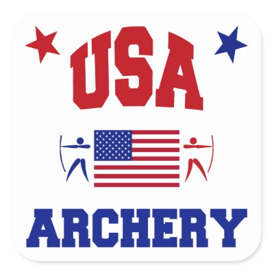 USA Archery Stickers