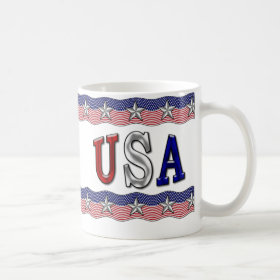 USA Banner Mugs