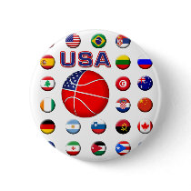 USA Basketball 2010 Pinback Buttons
