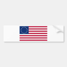 USA Betsy Ross Flag Bumper Sticker