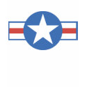 USA-Big Blue Star Red Stripe t-shirts by redwhiteandblue USA-Big Blue Star Red Stripe t-shirts