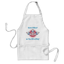 USA-Blast 4th of July aprons