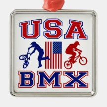 USA BMX CHRISTMAS TREE ORNAMENTS