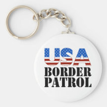 USA Border Patrol Key Chain