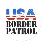 USA Border Patrol Stickers