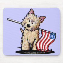 USA Cairn Terrier Mouse Pad mousepads