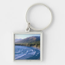USA, California, Big Sur, bay along Highway 1. Keychain