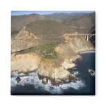 USA. California. Big Sur. Bixby Bridge Fridge Magnet