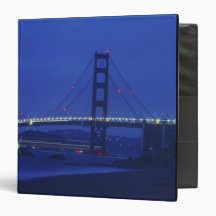 USA, California, San Francisco. Golden Gate 2 Vinyl Binders