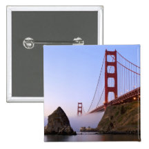 USA, California, San Francisco. Golden Gate 3 Pins