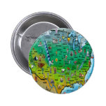 USA Cartoon Map Buttons