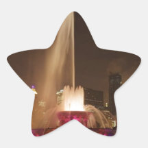USA CHICAGO Buckingham Fountain Sticker