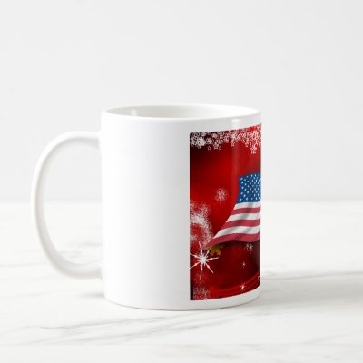 USA Christmas mugs