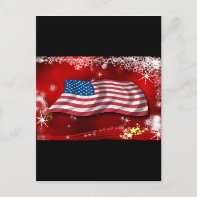 USA Christmas postcards