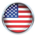 USA Chrome flag stickers by artselectory USA Chrome flag stickers