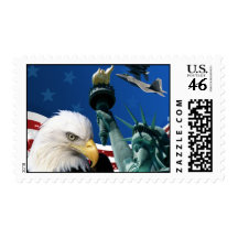 USA COLLAGE POSTAGE