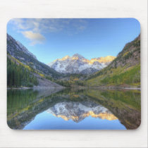USA, Colorado, Maroon Bells-Snowmass Mouse Pads
