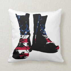 USA Combat Boots Pillows