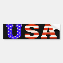 USA Customize me! Bumper Stickers