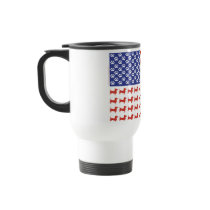 USA Dachshund Coffee Mugs