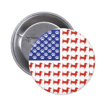 USA Dachshund Pins