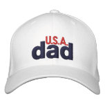 USA DAD EMBROIDERED HATS