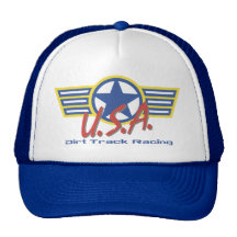 USA Dirt Track Racing Mesh Hat
