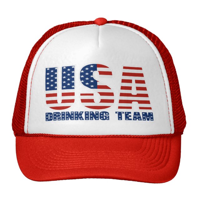 USA Drinking Team Hat-0